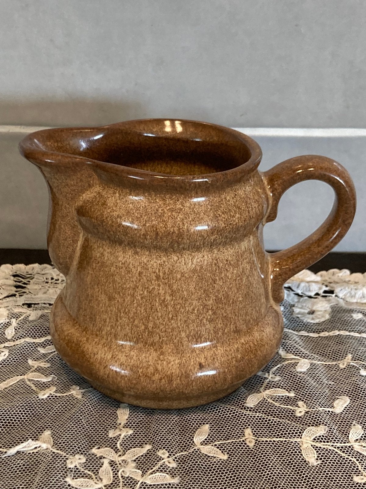 Vintage keramiek melkkannetje (210325), Gebruikt, Keramiek, Overige typen, Ophalen of Verzenden