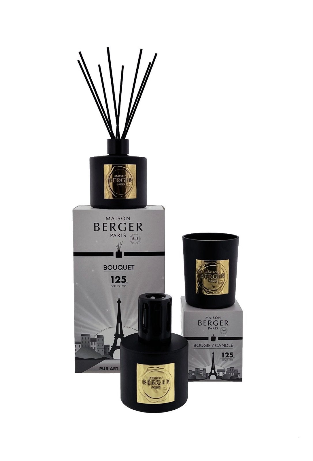 Maison Berger Limited Edition Jubileum Set - Zwart/Goud, Huis en Inrichting, Ophalen of Verzenden, Nieuw, Zwart