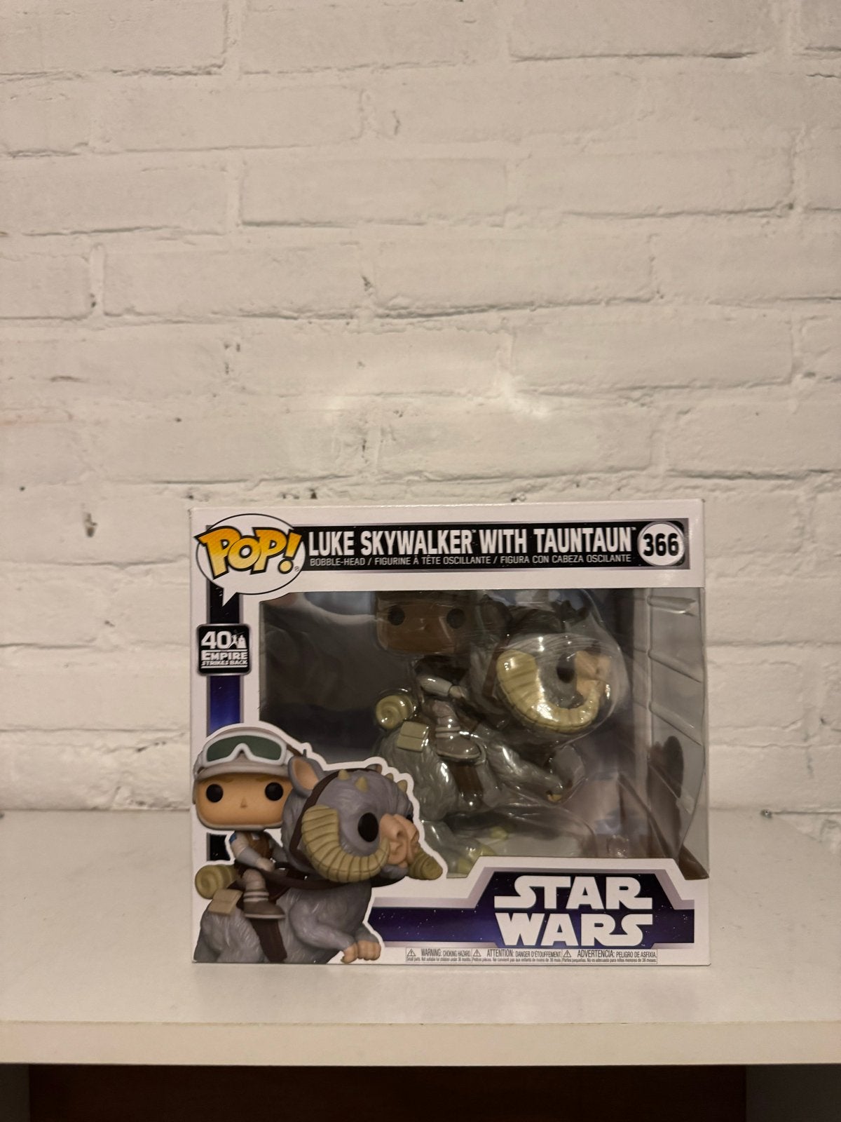 Funko Pop! Luke Skywalker met Tauntaun #366 Star Wars, Ophalen of Verzenden, Nieuw, Actiefiguurtje