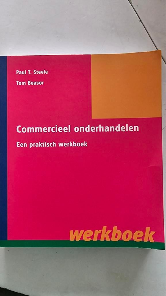 Commercieel onderhandelen - Een praktisch werkboek, Boeken, Gelezen, Gamma, Ophalen of Verzenden, HBO