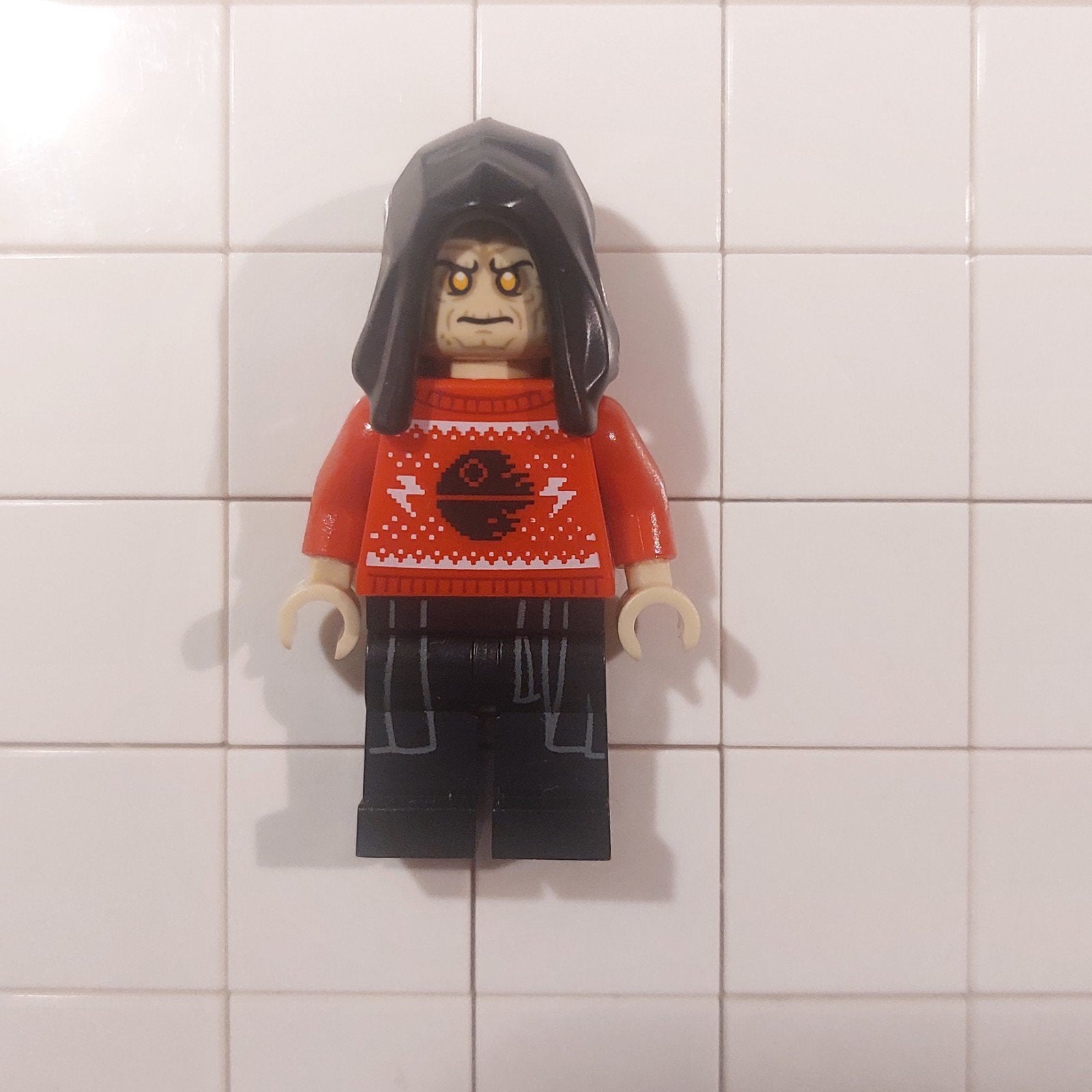 LEGO Star Wars Minifig - Emperor Palpatine Kerst - sw1297, Ophalen of Verzenden, Zo goed als nieuw