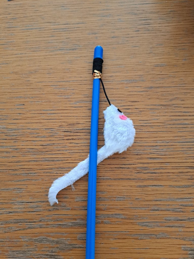 hengel blauw met muis nieuw, Ophalen of Verzenden, Nieuw, Speelmuis