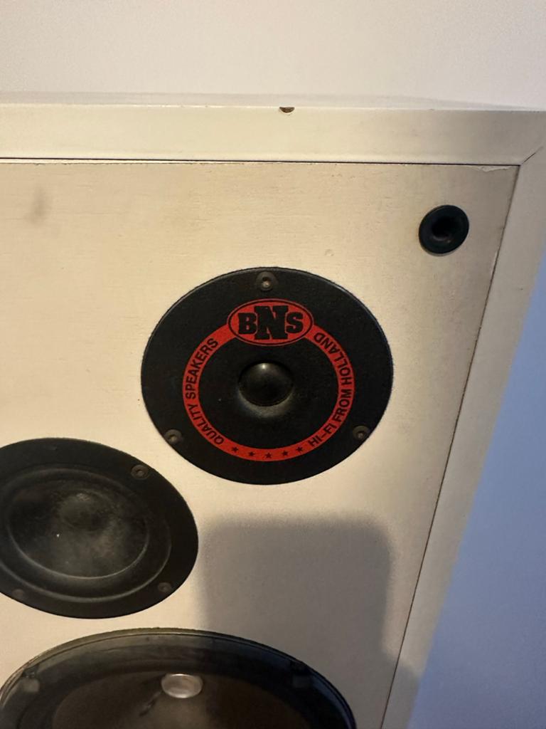 BNS E3 Stereo Speakers - Kwaliteit uit Holland, Gebruikt, 60 tot 120 watt, Front, Rear of Stereo speakers, Ophalen