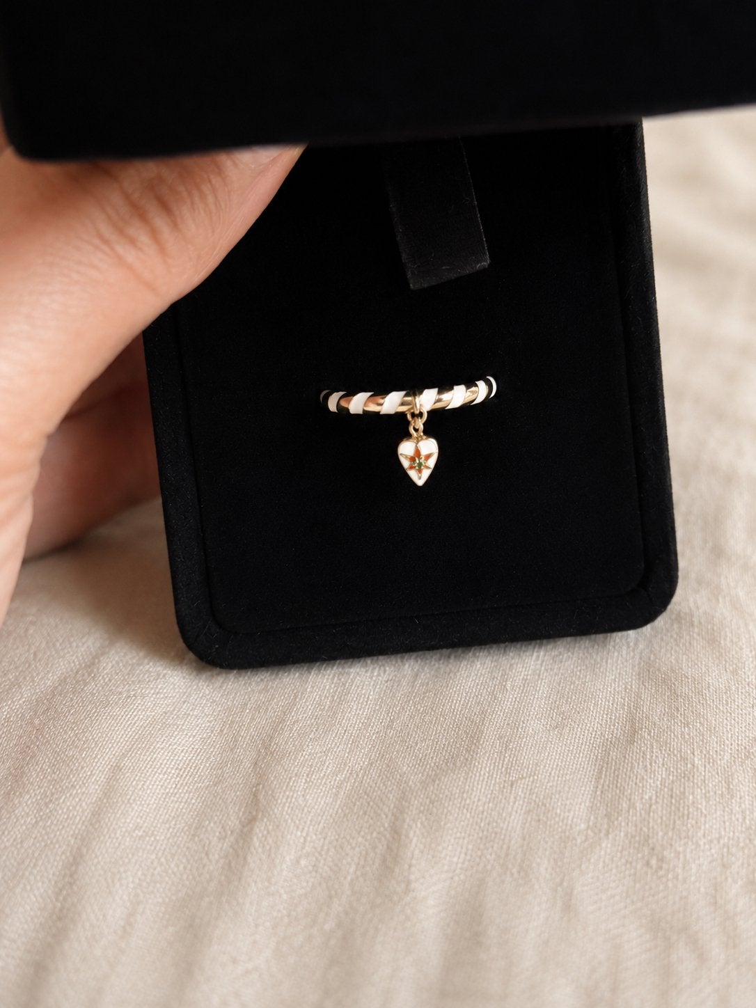 Anna + Nina Tainted Love Pinkring 14K Goud 15.5, Sieraden, Tassen en Uiterlijk, Ringen, Ophalen of Verzenden, Zo goed als nieuw