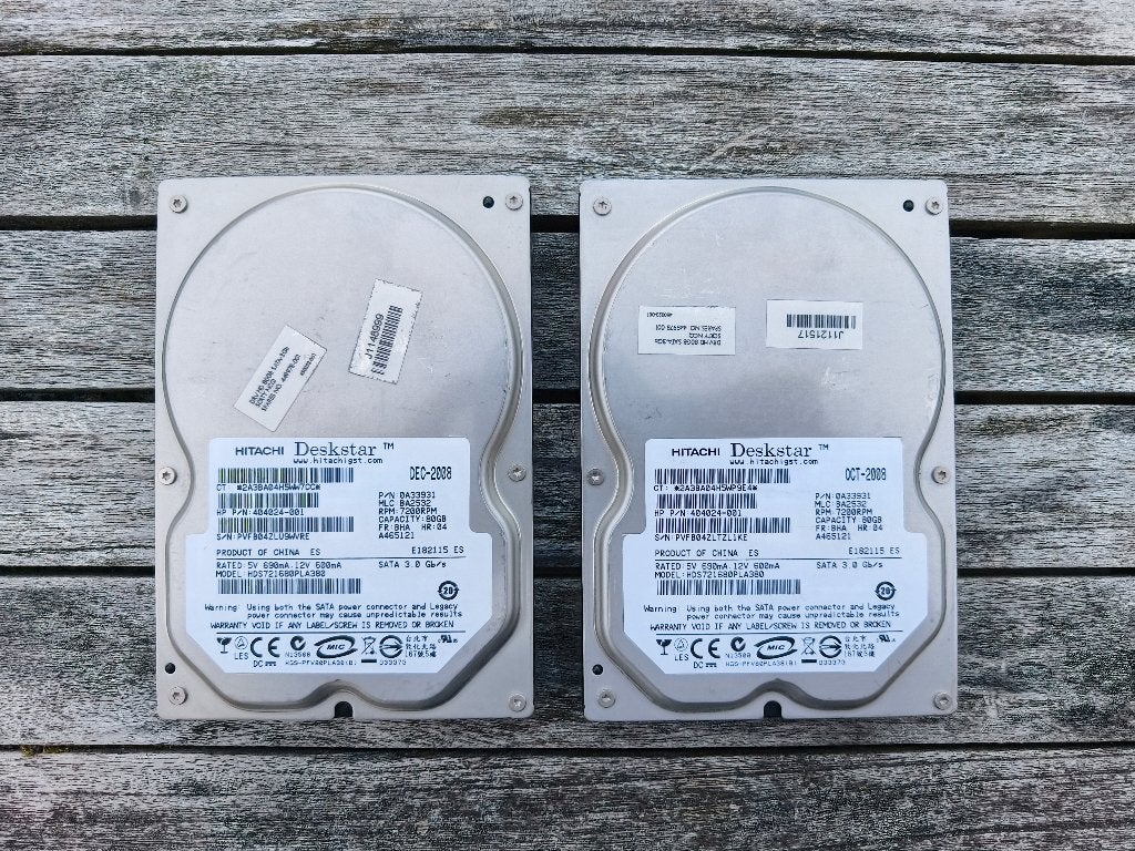 Hitachi HDD 80GB, Computers en Software, Harde schijven, Intern, Gebruikt, Ophalen of Verzenden, Desktop
