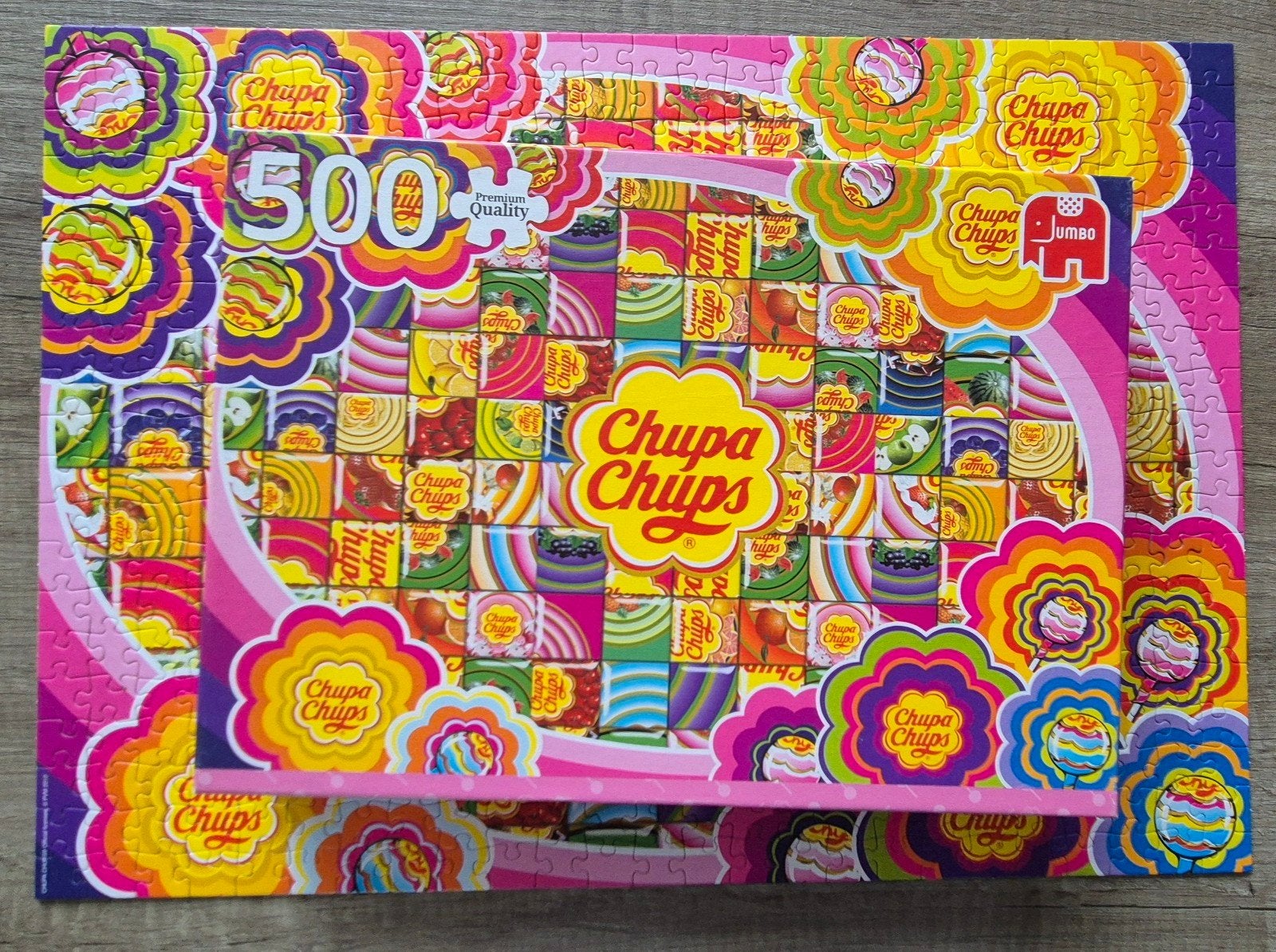 Chupa chups, Ophalen of Verzenden, 500 t/m 1500 stukjes, Zo goed als nieuw, Legpuzzel