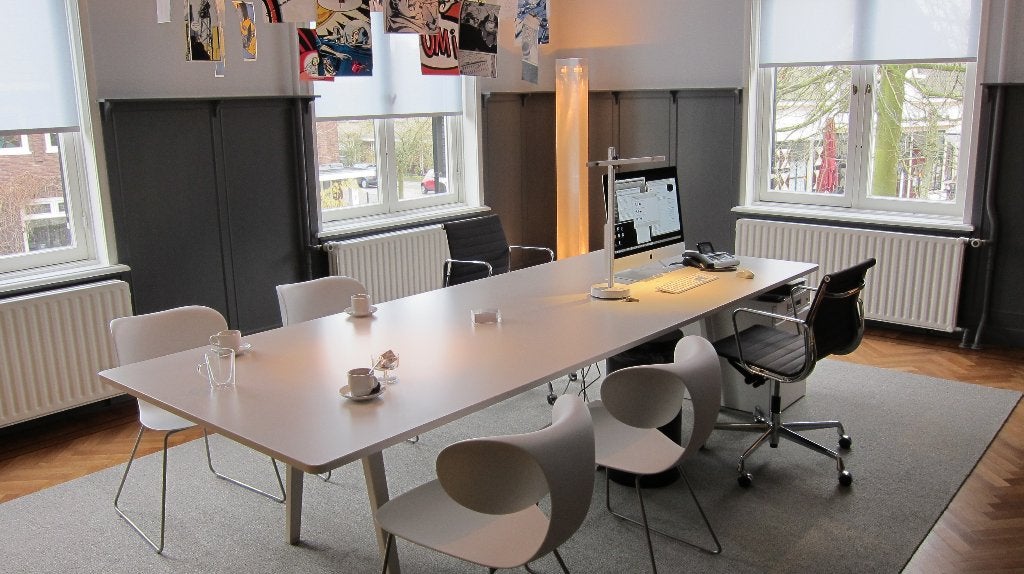 VITRA JOYN CONFERENCE TAFEL - EETTAFEL 320x120 | 2 schermen, 120 cm, Zo goed als nieuw, Wit, Demontabel