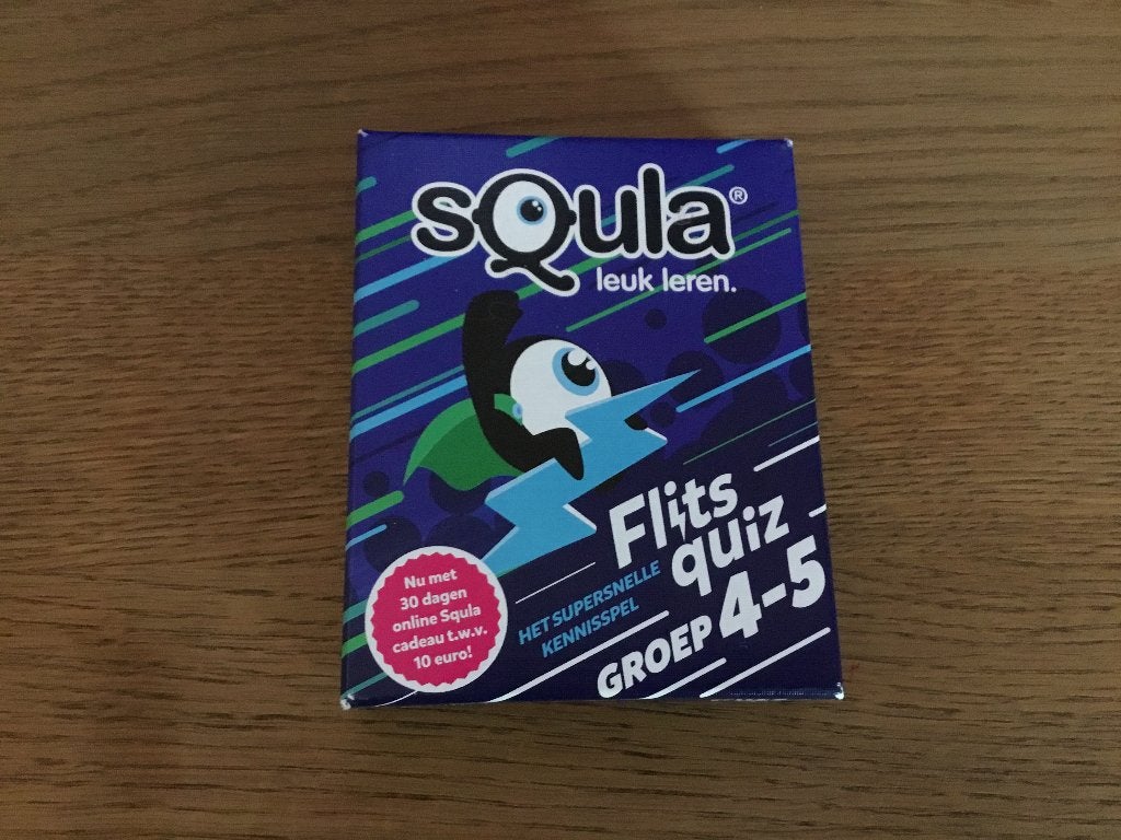 Flitsquiz Squla, groep 4-5, Ophalen of Verzenden, Zo goed als nieuw, Taal en Lezen