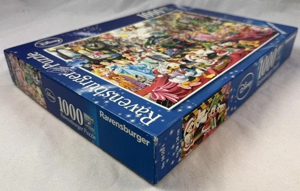 Ravensburger Disney puzzel aan boord voor Kerst 1000, Verzenden, 500 t/m 1500 stukjes, Zo goed als nieuw, Legpuzzel
