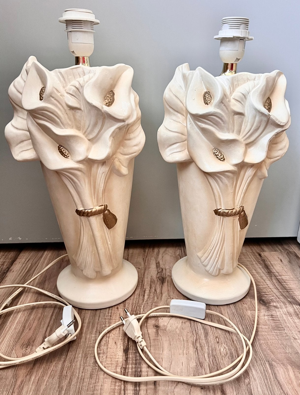 Set van 2 prachtige keramische tafellampen, Art Deco stijl, Antiek en Kunst, Antiek | Lampen, Ophalen
