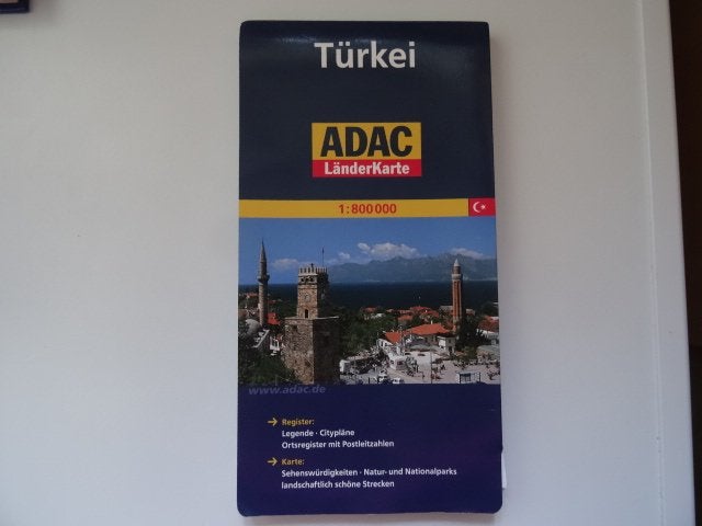ADAC wegenkaart Turkije, Boeken, Atlassen en Landkaarten, Overige gebieden, 2000 tot heden, Ophalen of Verzenden, Landkaart