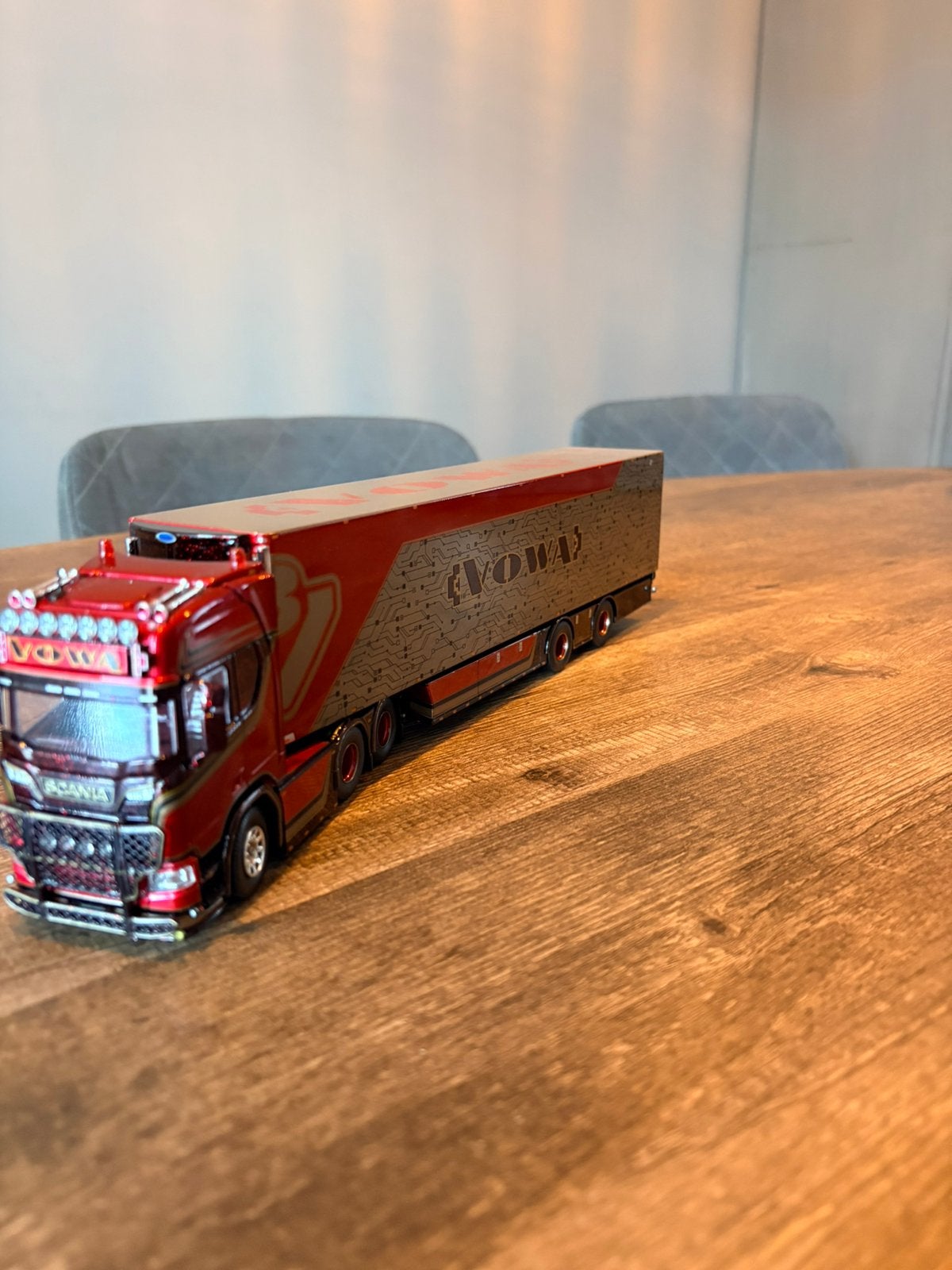 Tekno Scania VOWA, Ophalen of Verzenden, Zo goed als nieuw, Bus of Vrachtwagen, Tekno