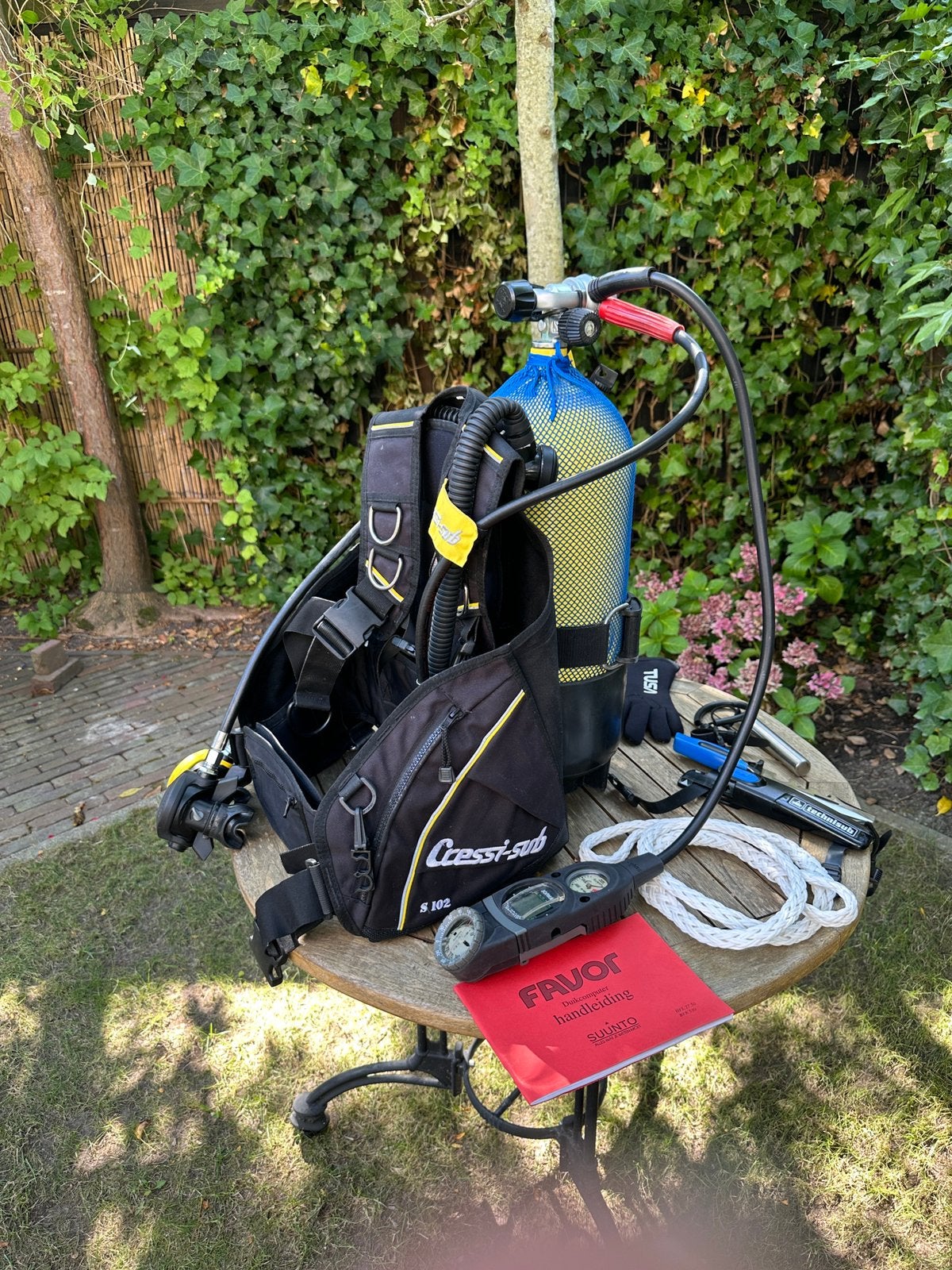 Duikuitrusting maat S, Ophalen, Zo goed als nieuw, Duikpak