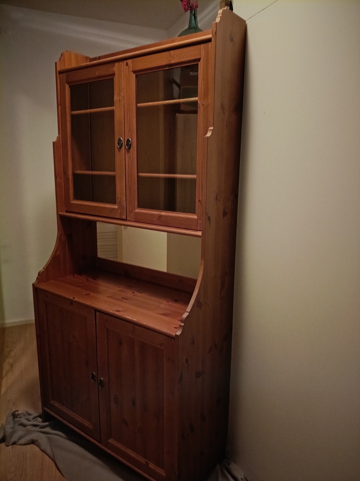 Grenen buffetkast gratis af te halen, Huis en Inrichting, Ophalen, Gebruikt, 25 tot 50 cm, 200 cm of meer