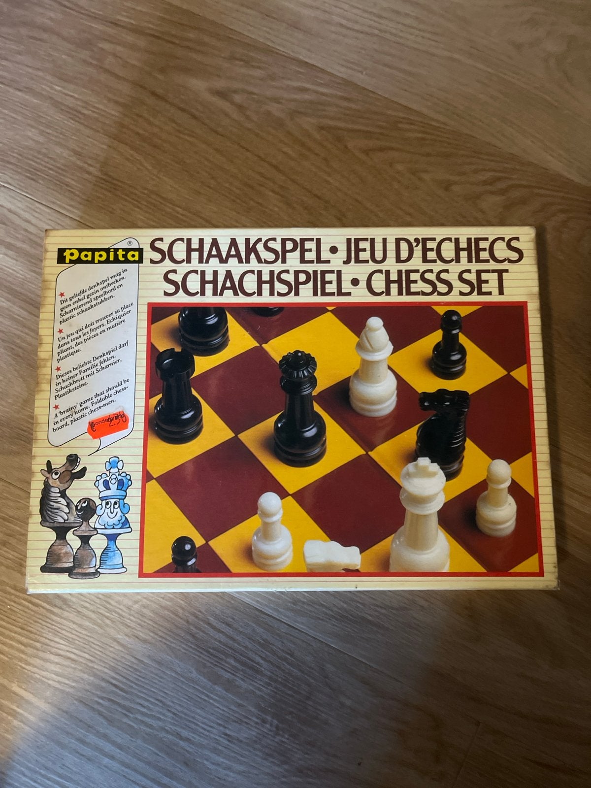 Papita Schaakspel - Klassiek Vouwbaar Schaakbord, Een of twee spelers, Ophalen, Gebruikt, Reisspel