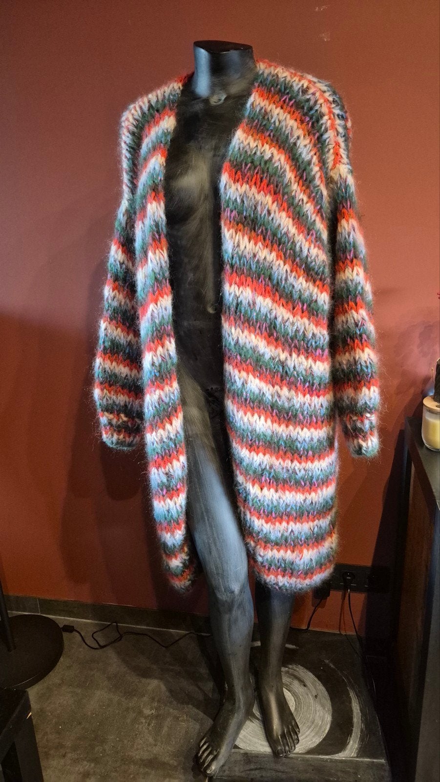 Les Tricots d'O Mohair Vest - Handgemaakt in Turkije, Kleding | Dames, Meerkleurig, Maat 42/44 (L), Nieuw, Ophalen of Verzenden