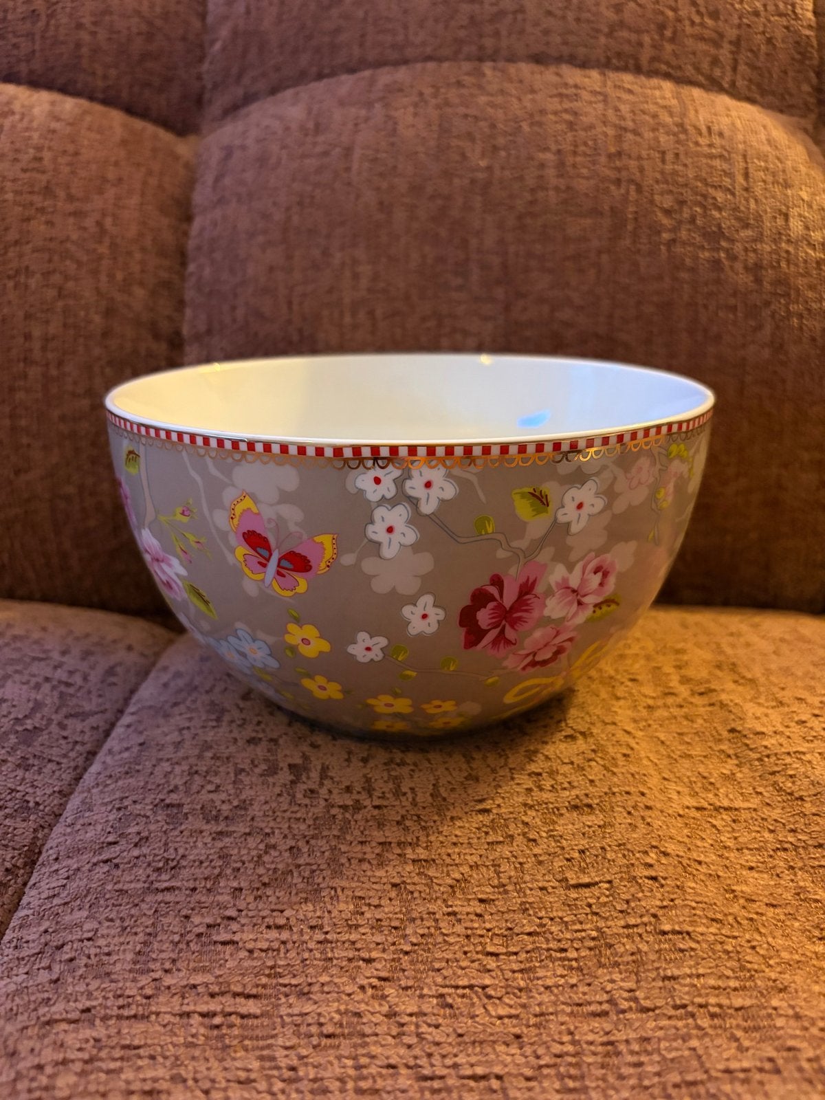 Pip Studio Early Bird Kom Chinese Rose Grey - ø 18 cm, Huis en Inrichting, Pip Studio, Ophalen of Verzenden, Zo goed als nieuw