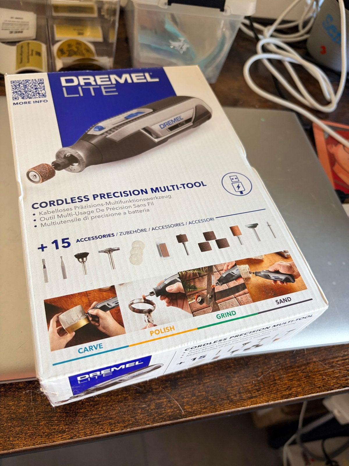 Dremel Lite Accu Multitool - Zo goed als nieuw, compleet, Ophalen of Verzenden, Zo goed als nieuw, Multitool