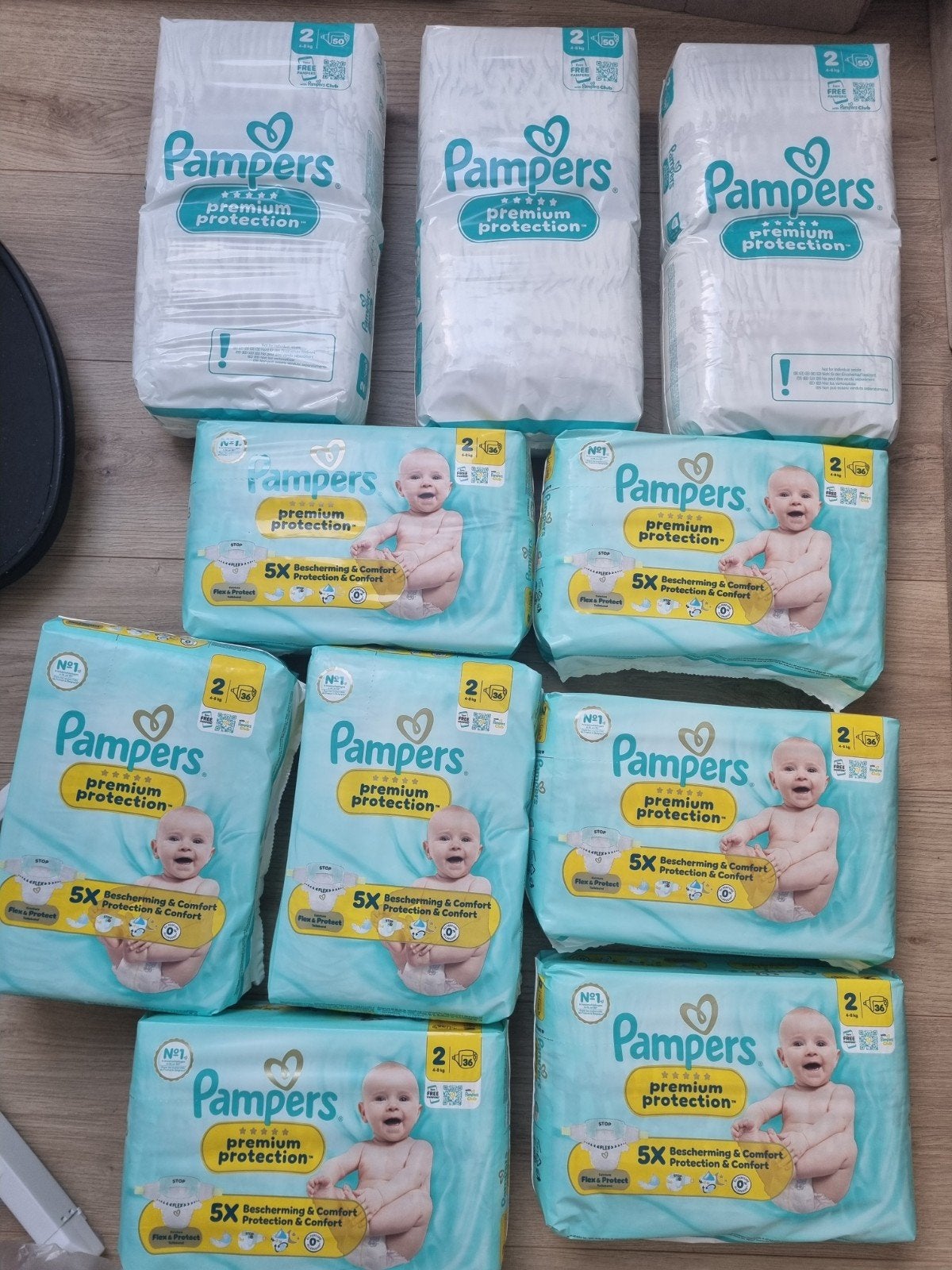 Pampers premium protection maat 2, 402 stuks, Kinderen en Baby's, Ophalen, Nieuw, Overige typen