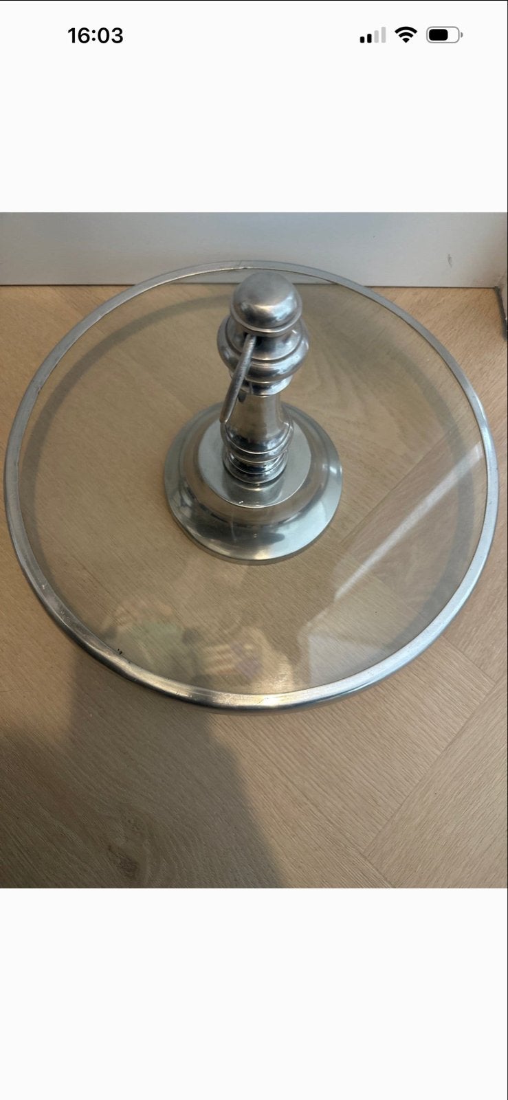 Riviera Maison Plateau, Ophalen of Verzenden, Glas, Zilver, Landelijk