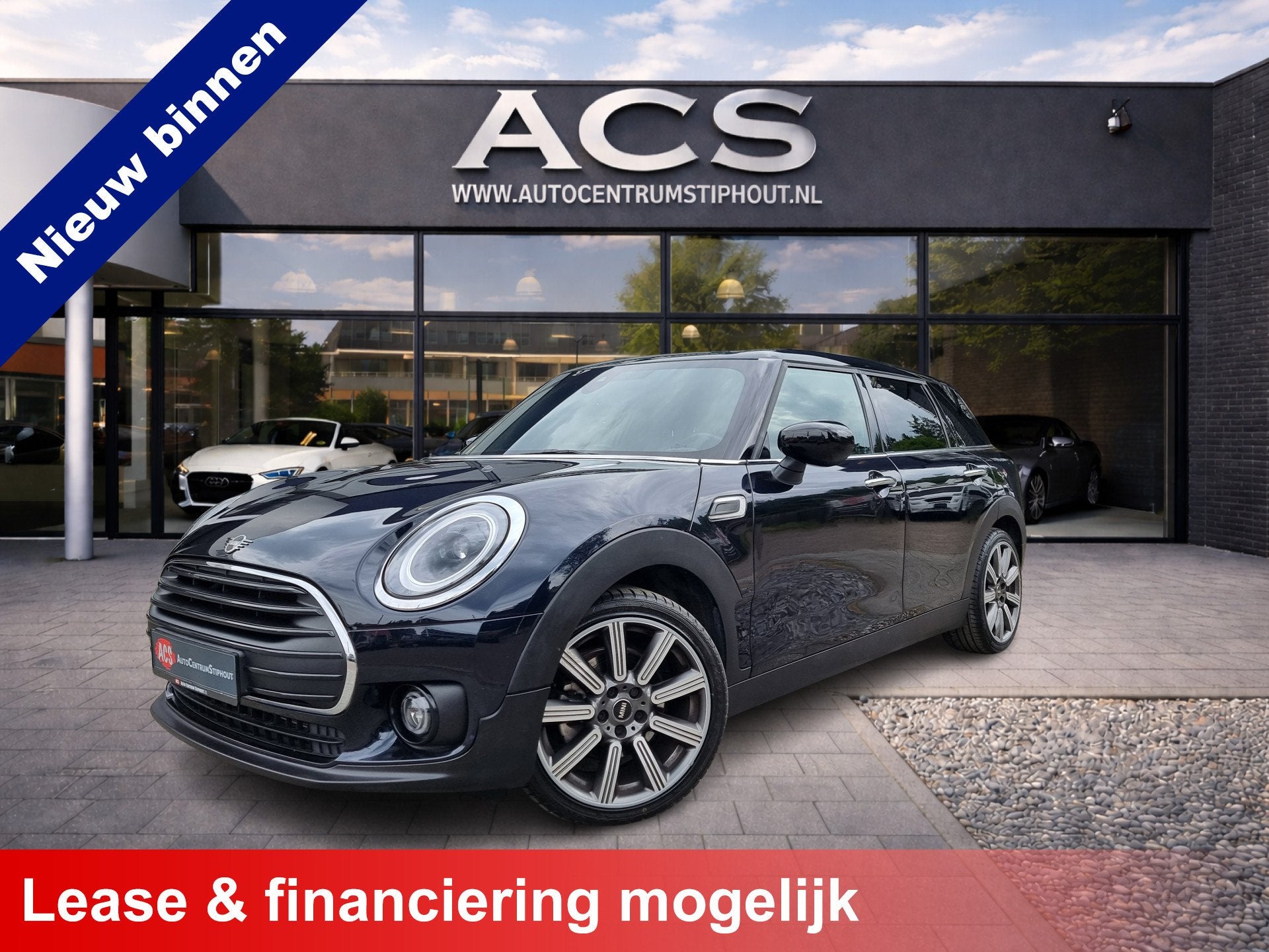MINI Clubman 1.5 John Cooper Works | Automaat | 2022 | Leder, Auto's, 136 pk, Gebruikt, Clubman, Blauw