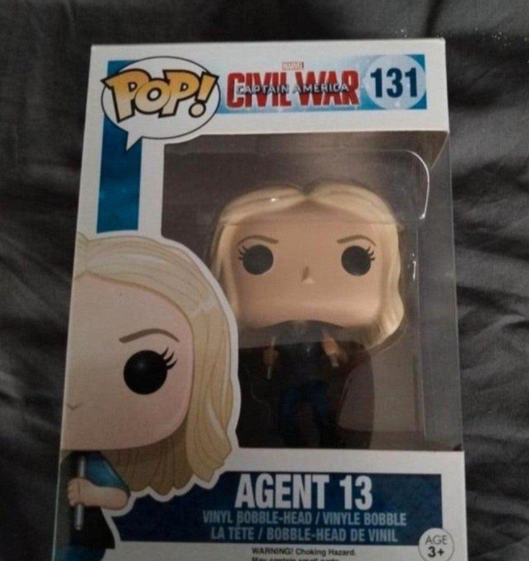 Funko Pop! Agent 13 - Captain America: Civil War, Ophalen of Verzenden, Nieuw