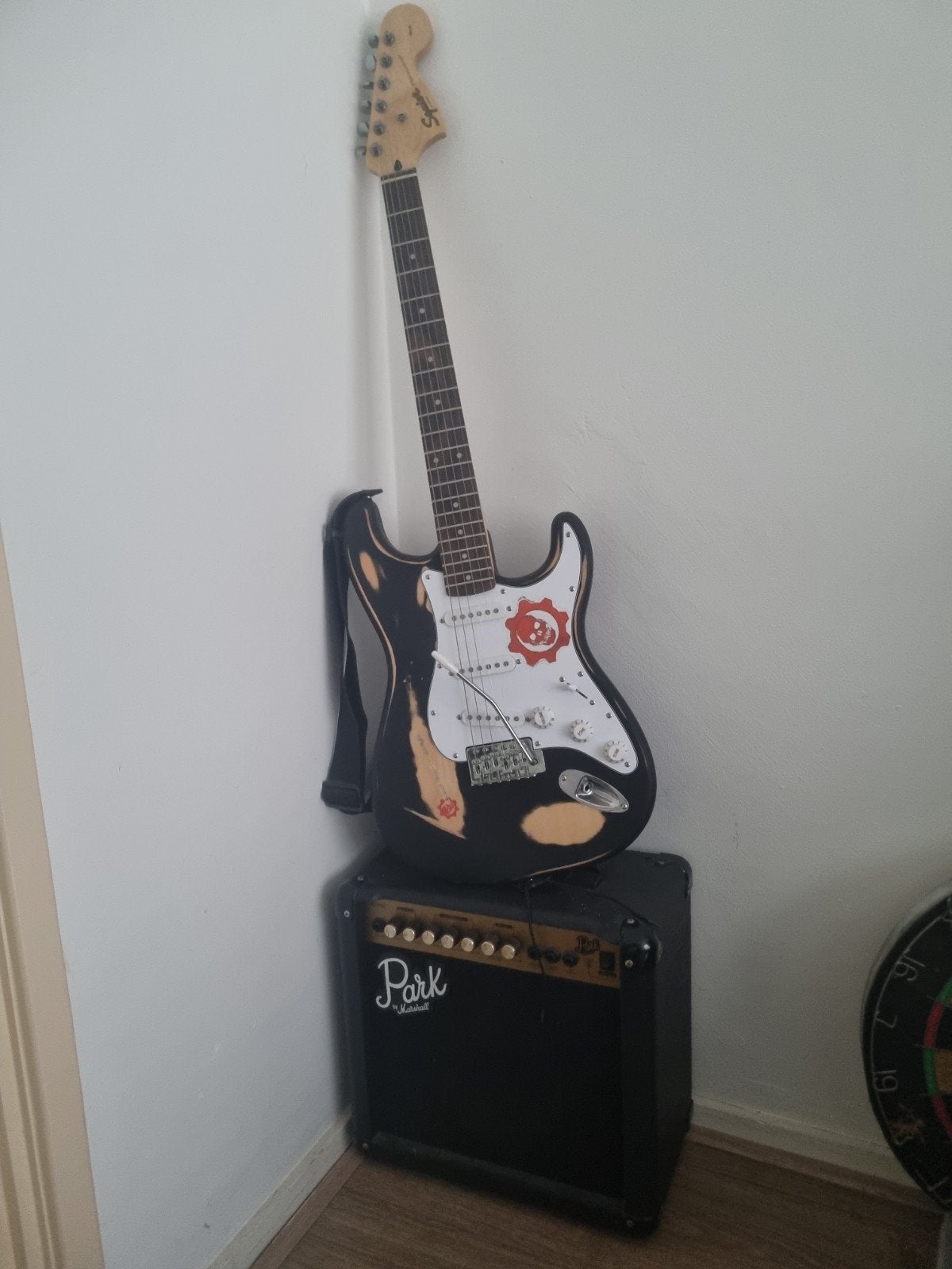 Fender Squier Stratocaster, Muziek en Instrumenten, Ophalen, Solid body, Fender