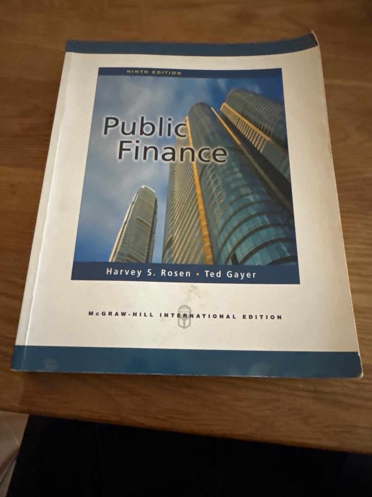 Public Finance - Harvey S. Rosen & Ted Gayer (9e editie), Ophalen of Verzenden, Gamma, Zo goed als nieuw, HBO