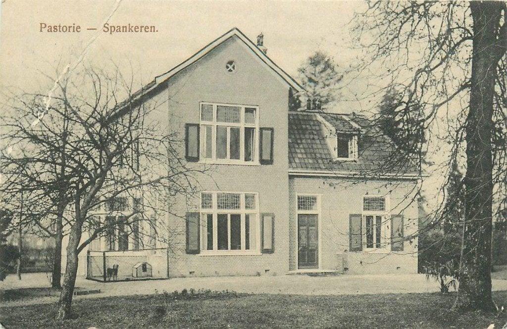 701-060-011 Spankeren Pastorie, Verzenden, Voor 1920, Gelderland