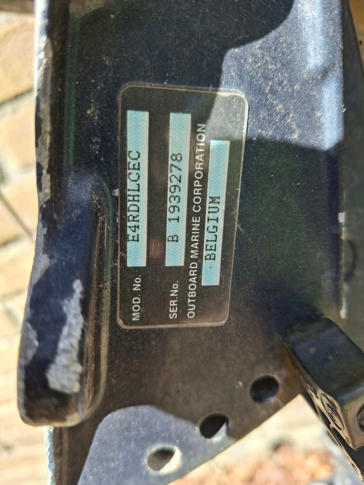 Buitenboordmotor Johnson Evinrude 4 pk - Onderdelen, Ophalen, Gebruikt