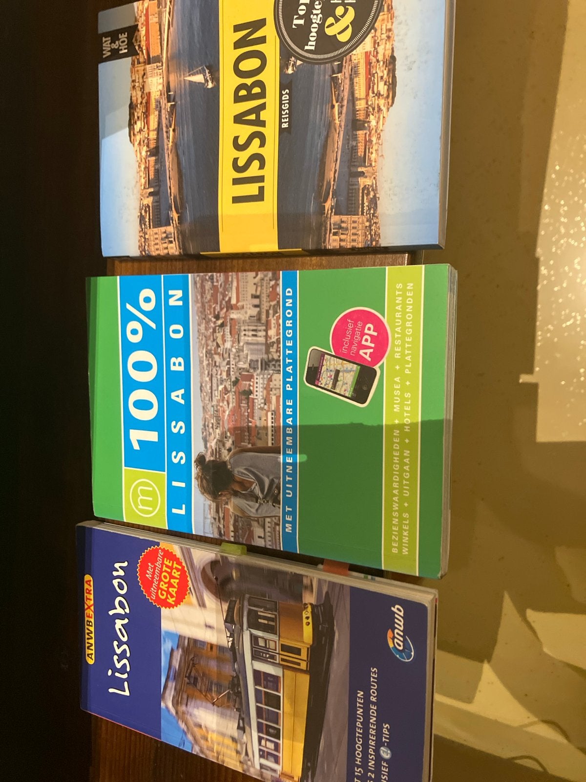 Reisgidsen Lissabon: ANWB, 100% en Wat & Hoe, Gelezen, Europa, Ophalen of Verzenden, Reisgids of -boek