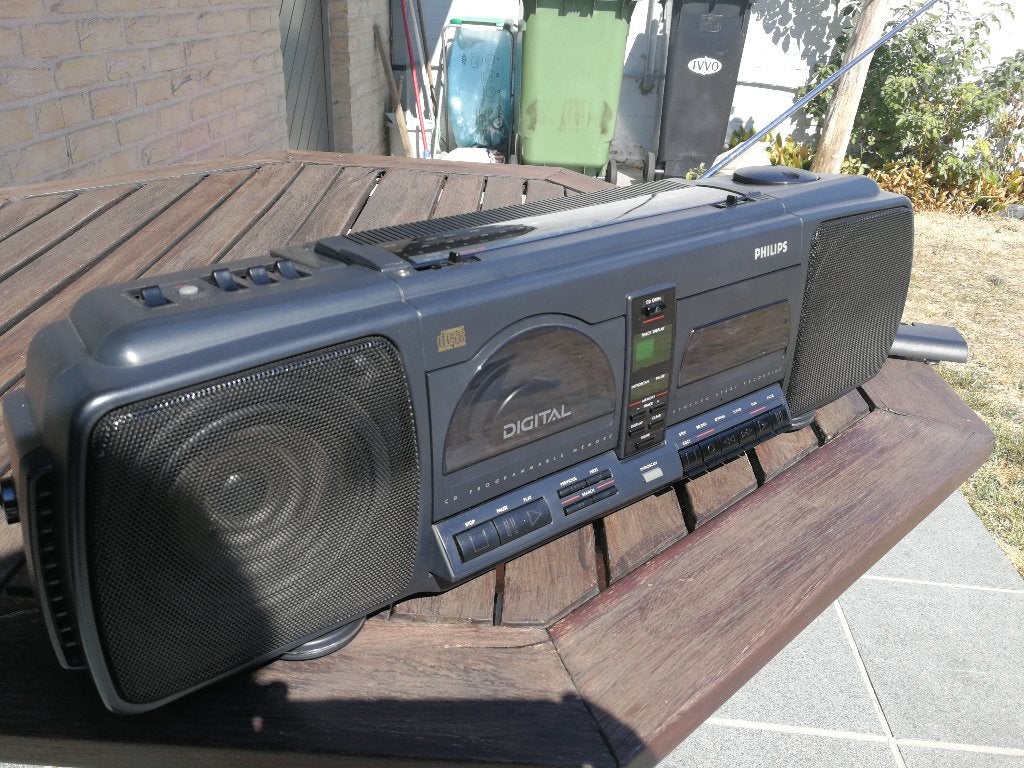 Radio-cassettespeler-CD speler Philips AZ 8102, Ophalen of Verzenden, Gebruikt, Radio, Met cd-speler