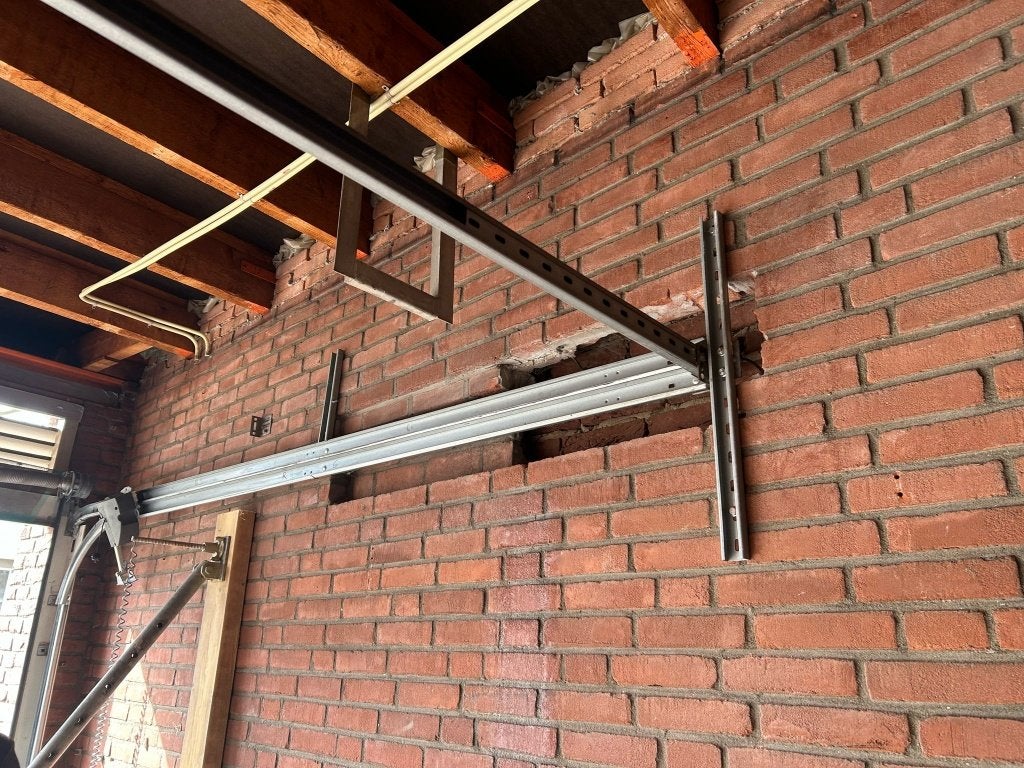 2x Roldeur garagedeur 341x235cm(elec.) +230x237,5cm. ( 084 ), Ophalen, Gebruikt, Garagedeur, Nb