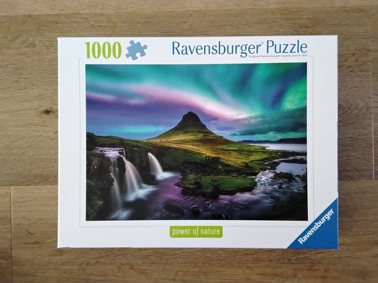 Ravensburger Legpuzzel - Noorderlicht IJsland - 1000 stukjes, Hobby en Vrije tijd, Ophalen of Verzenden, 500 t/m 1500 stukjes