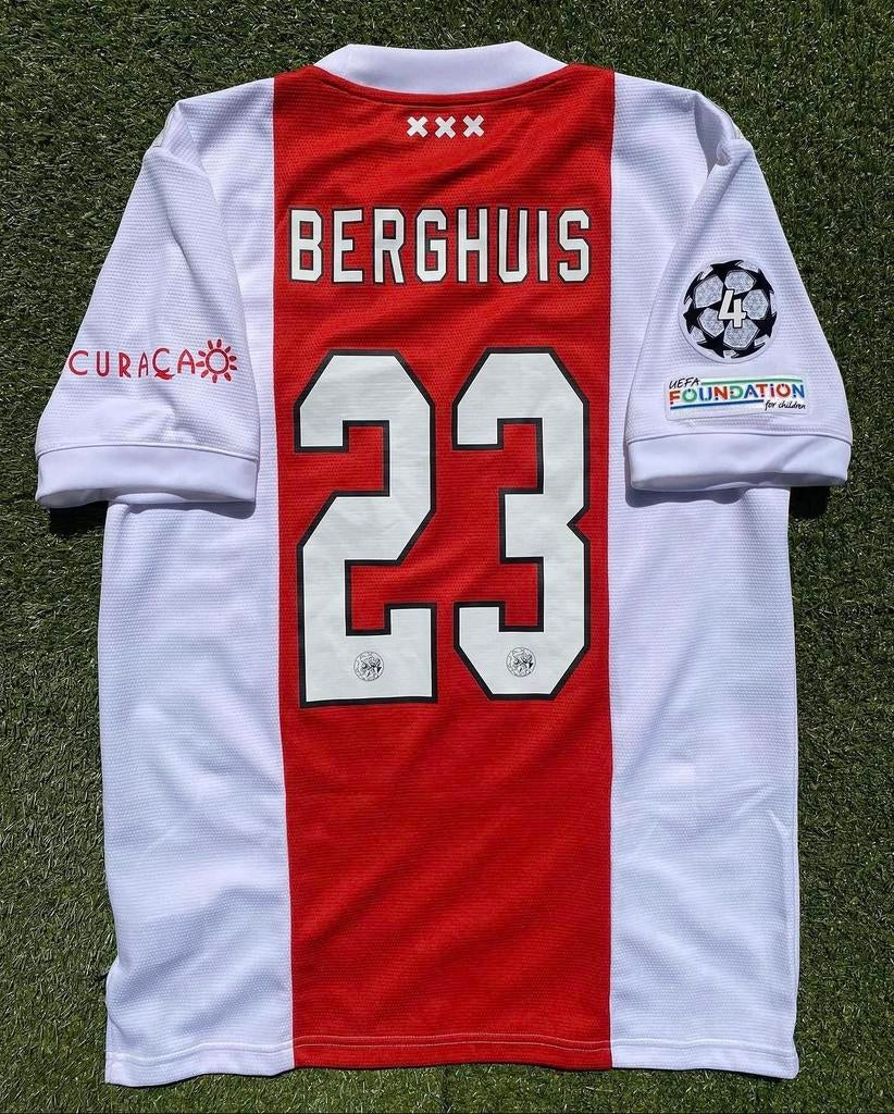Ajax matchworn shirt Berghuis, Ophalen of Verzenden, Nieuw, Ajax, Shirt