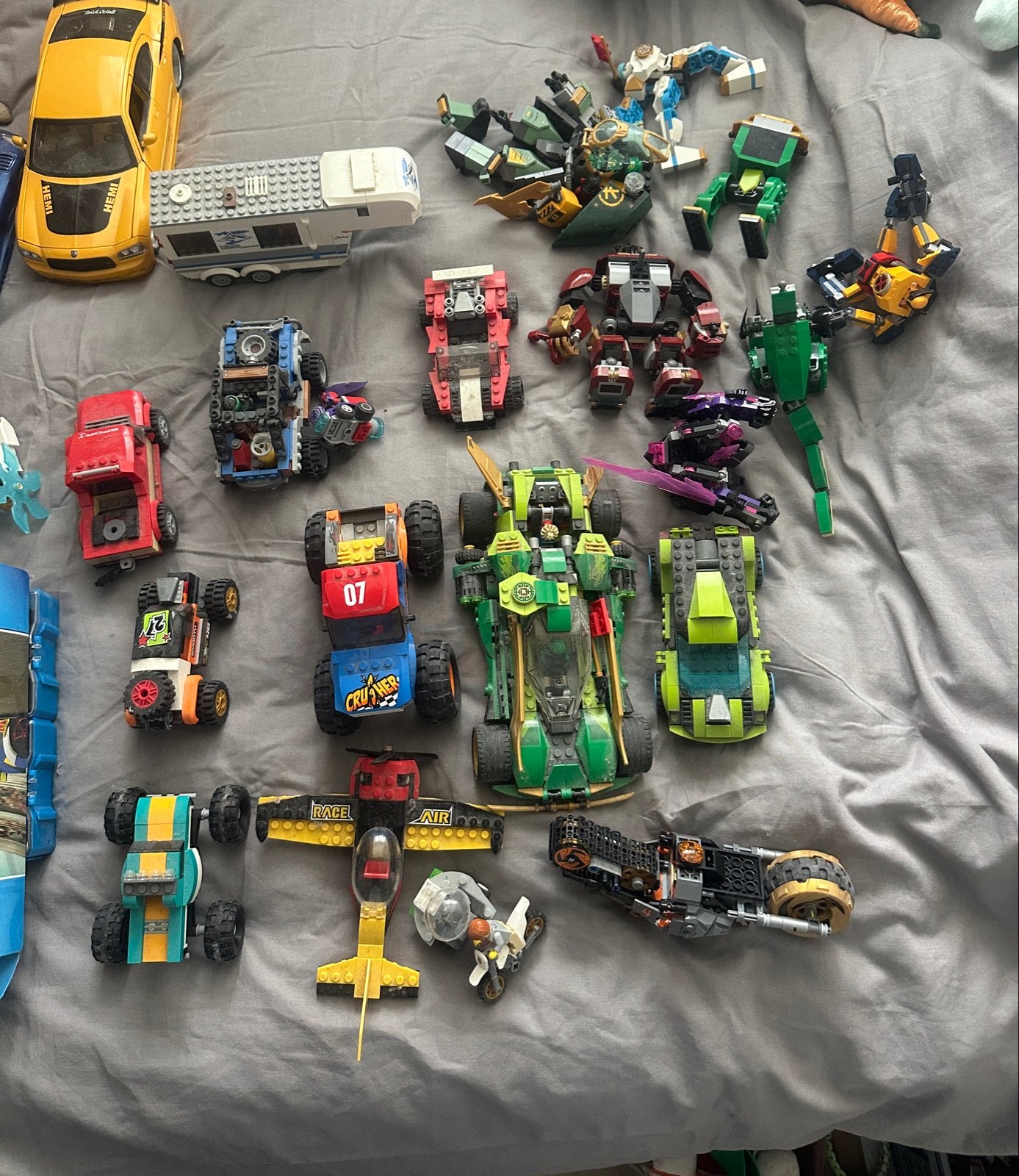 Diverse Lego sets en voertuigen, Ophalen of Verzenden, Gebruikt, Overige merken