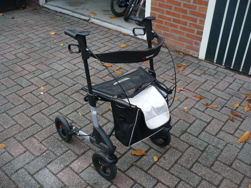 Topro Troja inklapbare rollator met boodschappentas, Ophalen, Lichtgewicht, Gebruikt