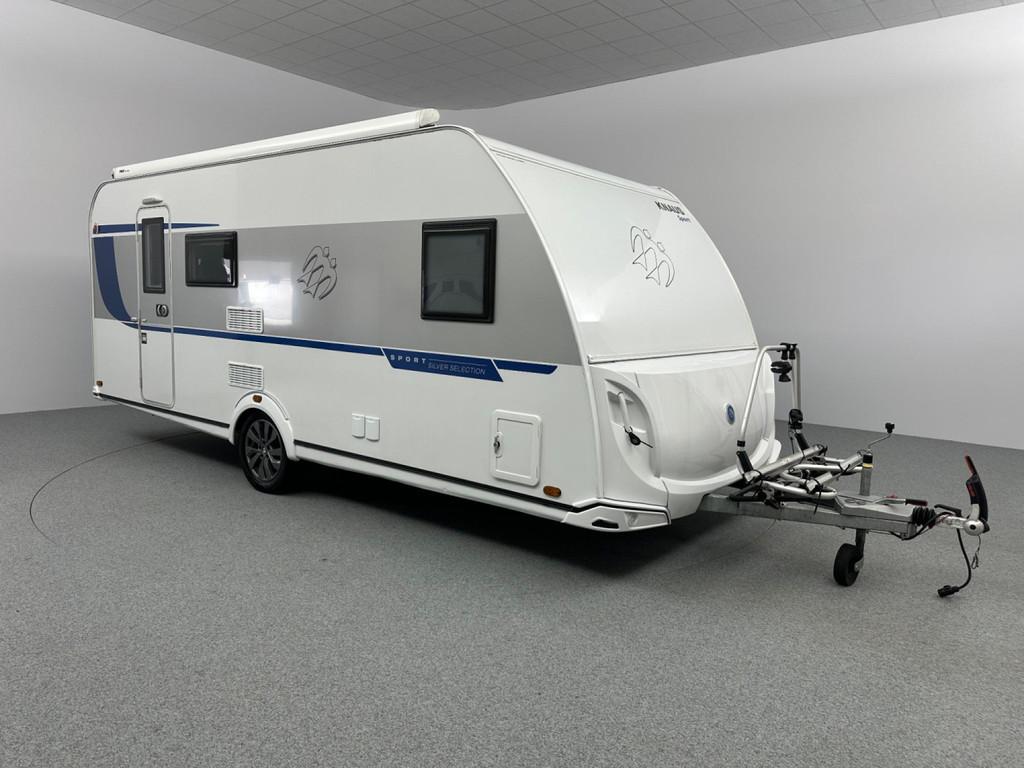 Knaus Sport 550 FSK Silver Selection Stapelbed Casstteluifel, Caravans en Kamperen, Caravans, Hordeur, Rondzit, Dwars-stapelbed