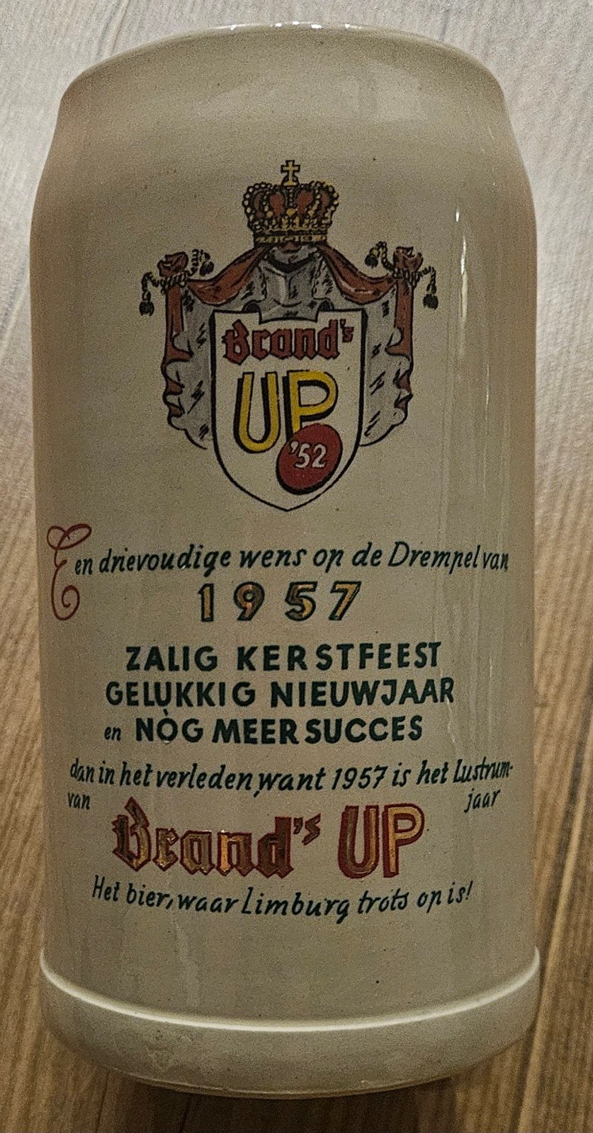 Brand bier pul 1957., Ophalen of Verzenden, Zo goed als nieuw, Pul(len), Brand