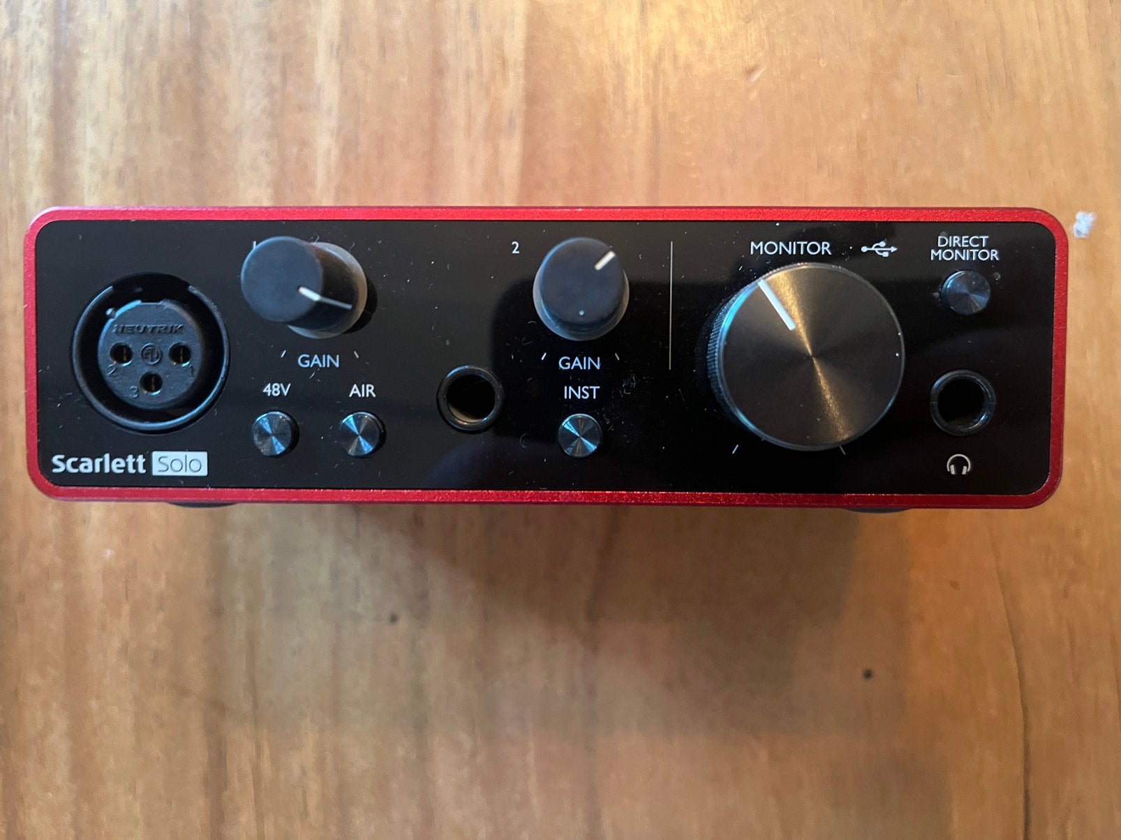 focusrite scarket Solo audio interface, Ophalen of Verzenden, Zo goed als nieuw
