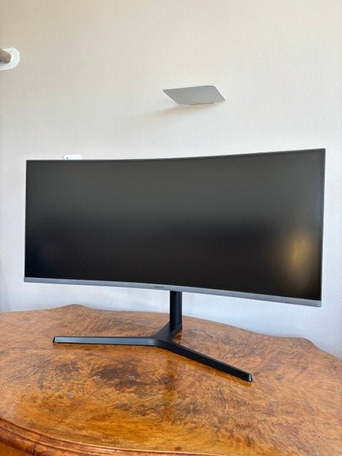 Samsung 34" Curved Ultrawide Monitor – ViewFinity S50GC, Ophalen, 3 tot 5 ms, Curved, VA