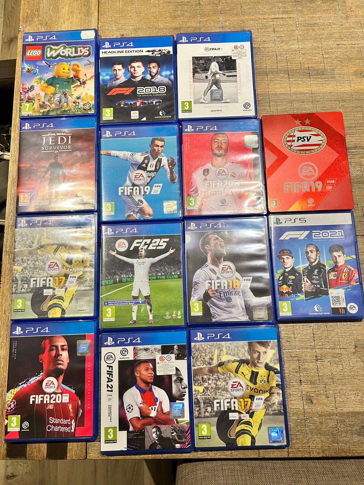 Diverse PS4 en PS5 Games - FIFA, Star Wars, Lego Worlds, 1 speler, Ophalen of Verzenden, Zo goed als nieuw, Vanaf 3 jaar