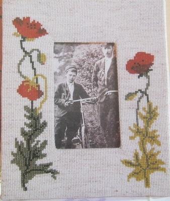 Borduurpatroon  Klaproos  bloem nr 9889 do, Verzenden, Nieuw, Handborduren, Patroon