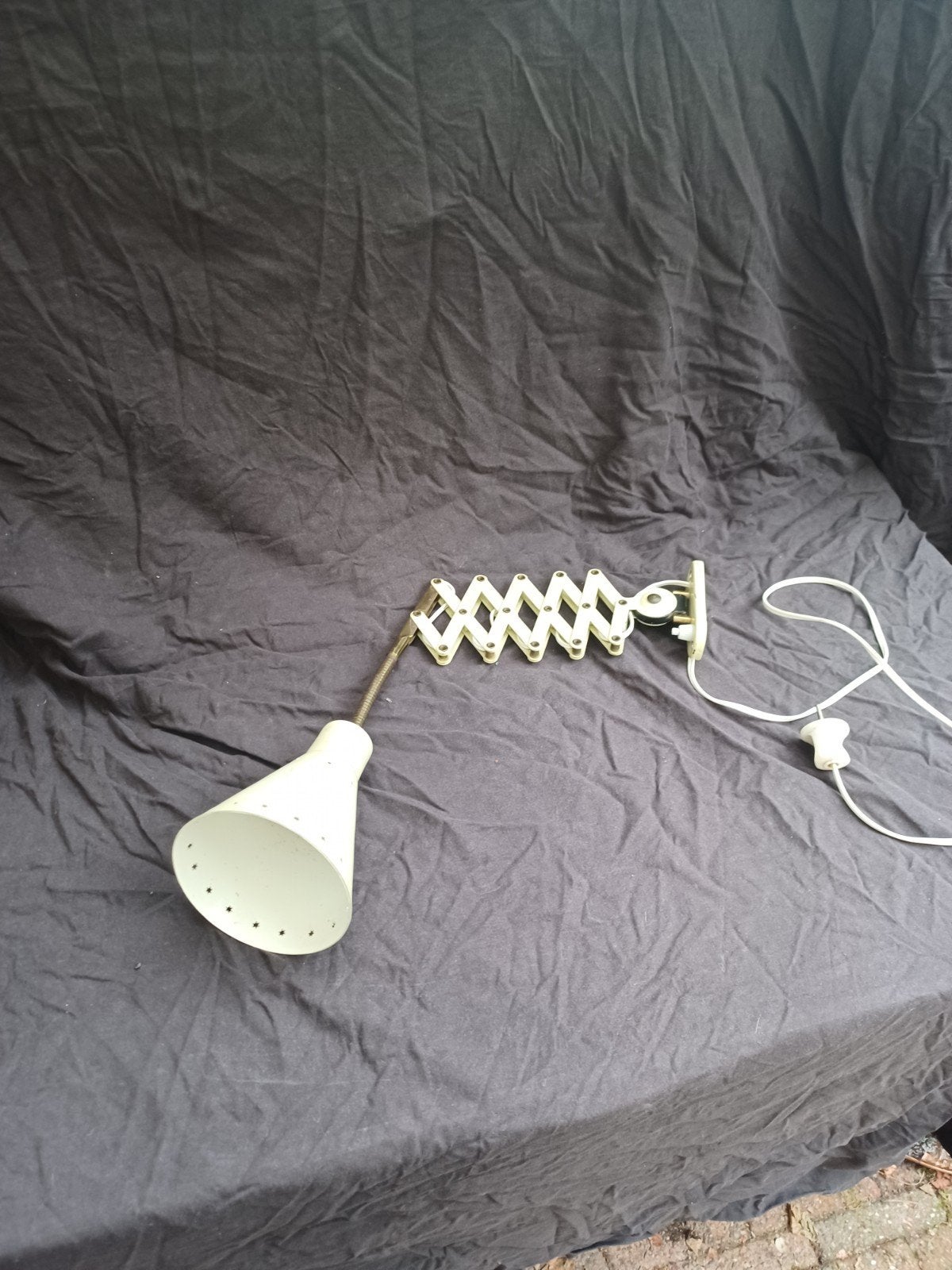 Vintage schaarlamp., Antiek en Kunst, Ophalen of Verzenden