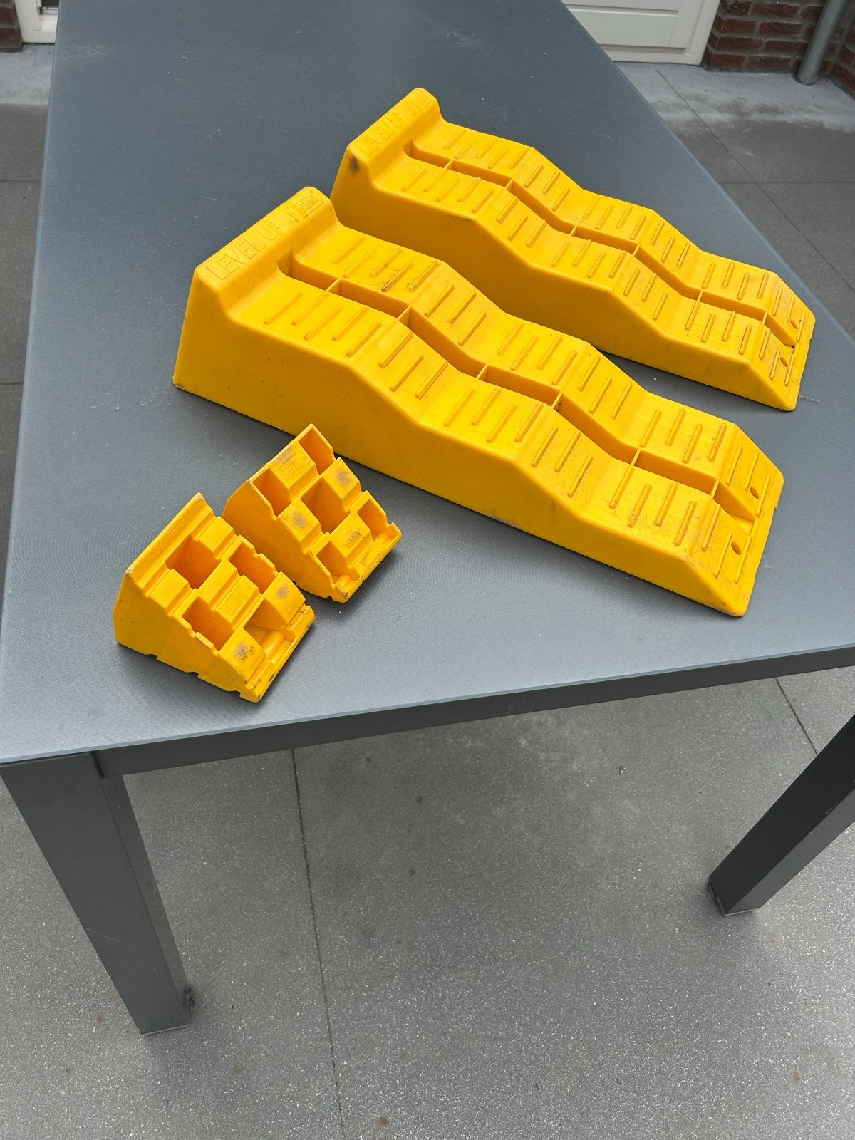 Fiamma Level Up Caravan Camper Leveling Blocks (Set), Caravans en Kamperen, Ophalen, Gebruikt