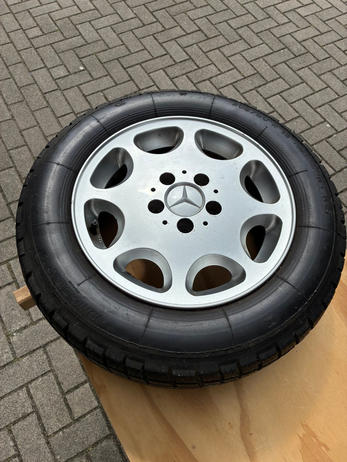 Lichtmetalen wintervelgen voor Mercedes 230e W123, Auto-onderdelen, Banden en Velgen, Velg(en), Winterbanden, 15 inch, 205 mm