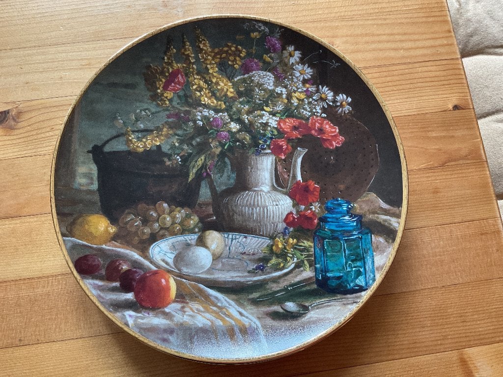Mosa Sierbord "Ochtend Stilleven" Kees van den Berg 1988, Antiek en Kunst, Antiek | Wandborden en Tegels, Ophalen