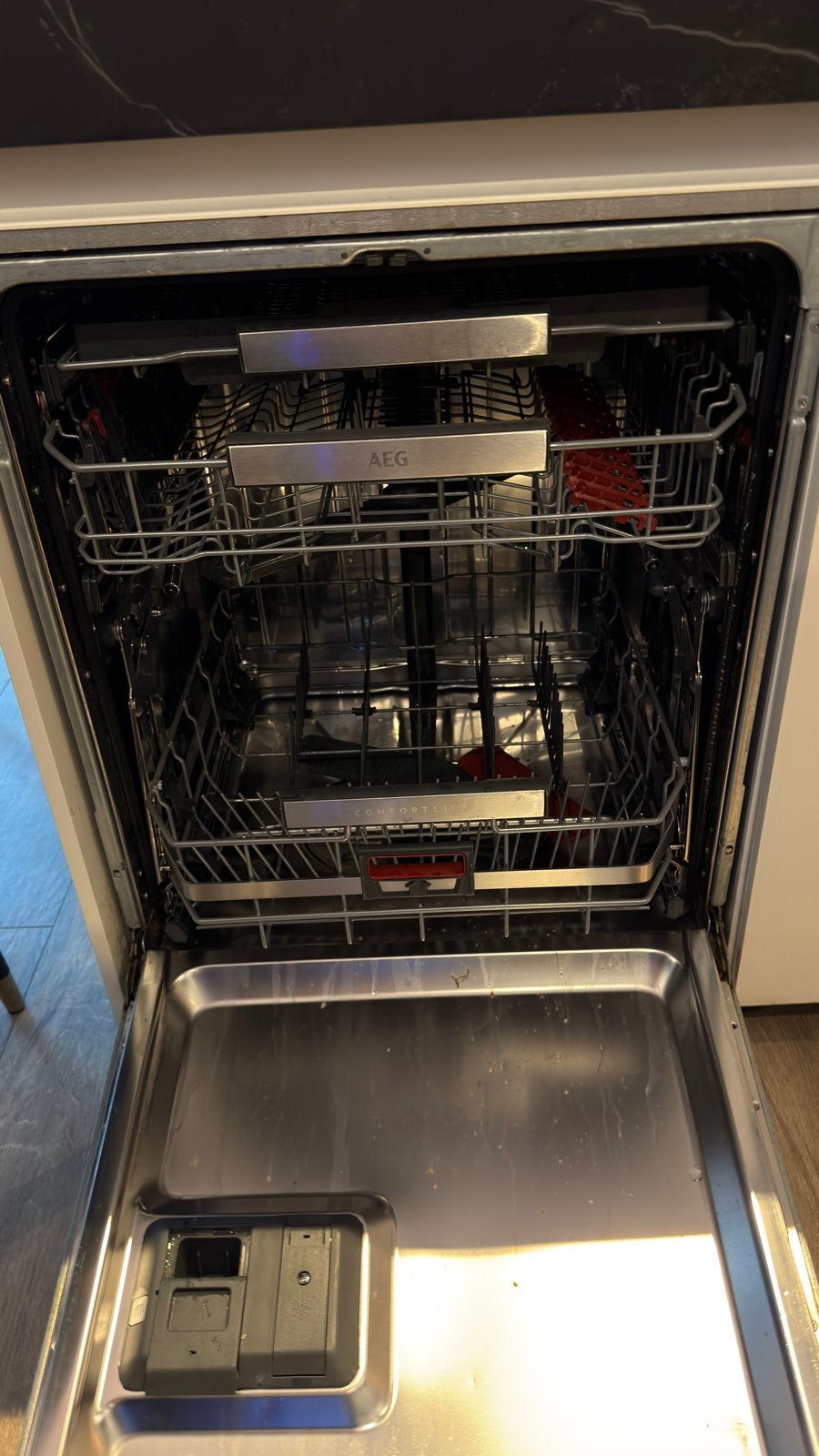 AEG CL630MM Vaatwasser - Lekt door niet goed sluitende deur, Ophalen, 60 cm of meer, Energieklasse A of zuiniger, Inbouw