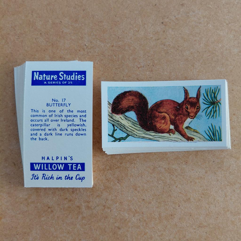 Nature Studies complete set 25 tea cards Halpin 1958, Verzamelen, Ophalen