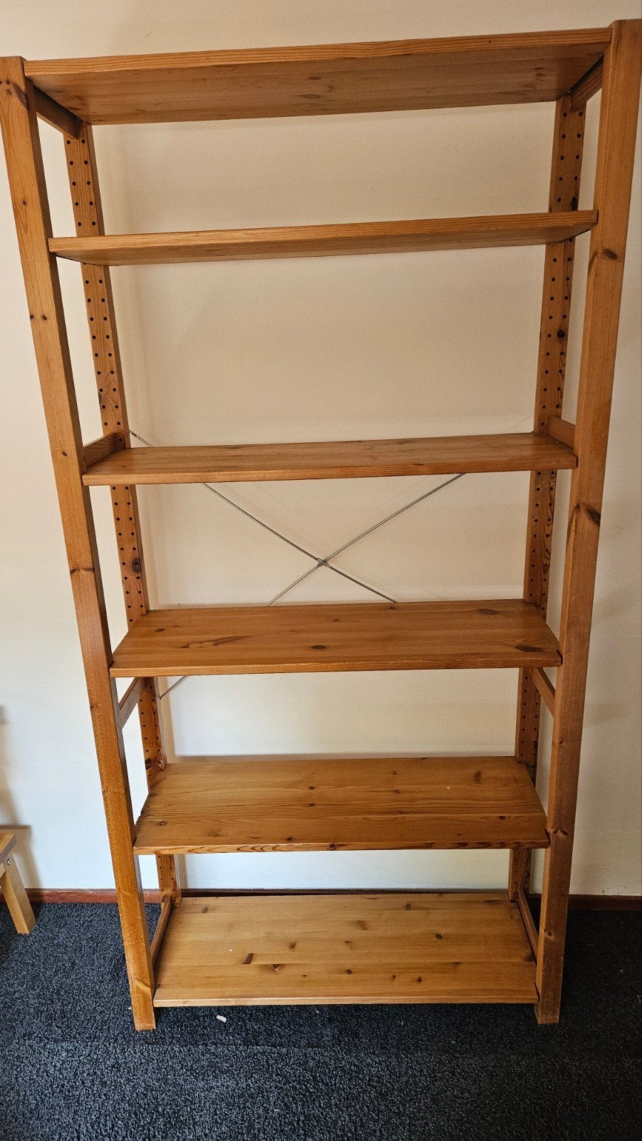 IKEA houten Boekenkast, Ophalen, Met plank(en), Gebruikt, 50 tot 100 cm
